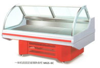 Refrigerador autónomo de la exhibición de la comida de la tienda de delicatessen, contador de la exhibición de la carne para la comida congelada